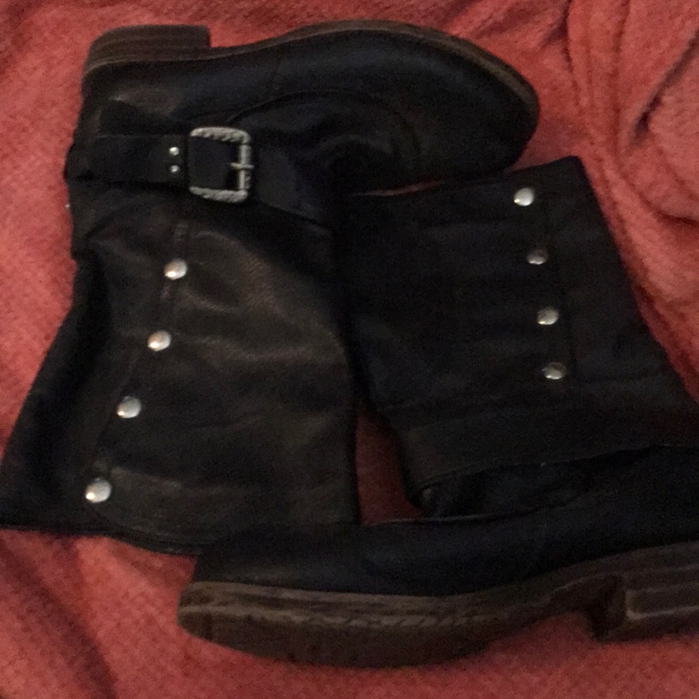 Ladies Biker Boots